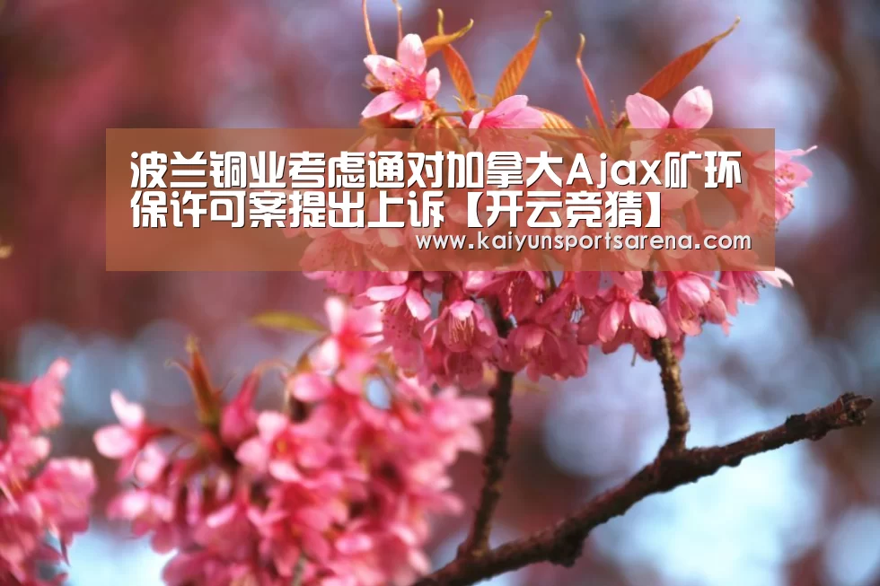 波兰铜业考虑通对加拿大Ajax矿环保许可案提出上诉【开云竞猜】(图3) 开云竞猜
