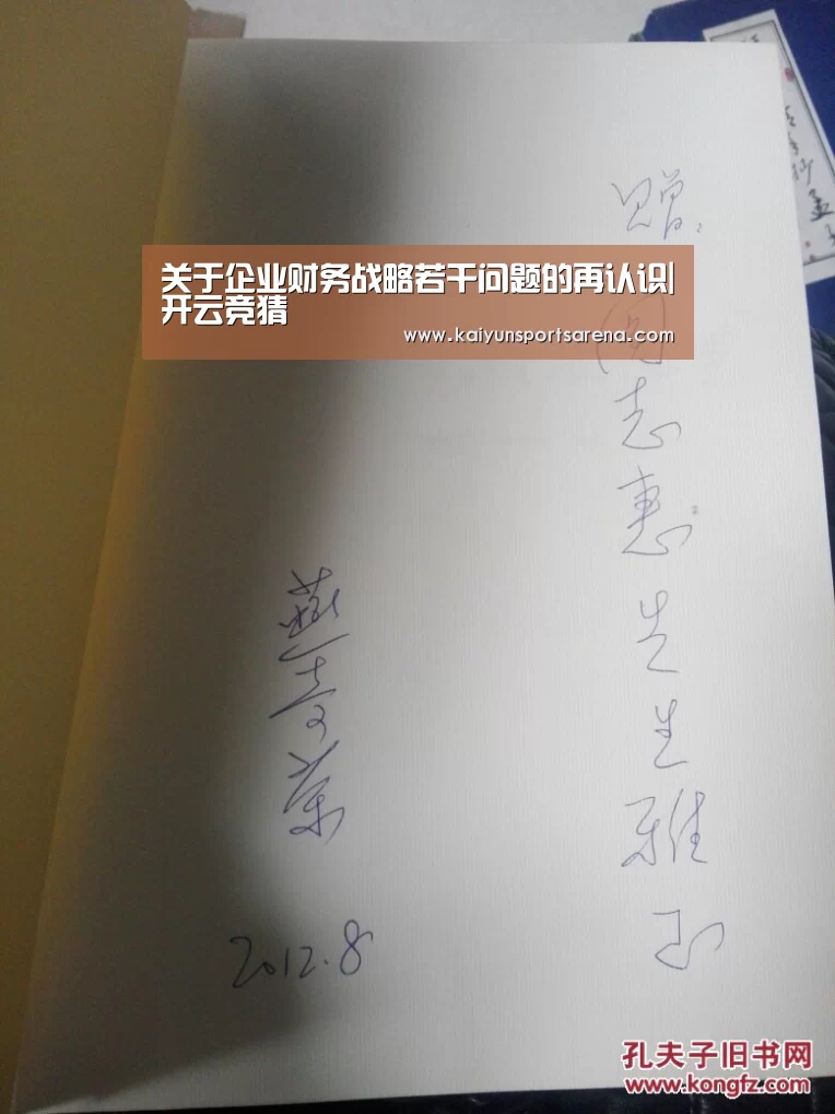 关于企业财务战略若干问题的再认识|开云竞猜(图3) 开云竞猜