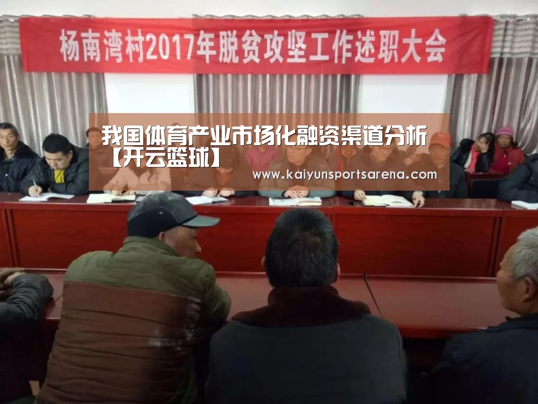 我国体育产业市场化融资渠道分析【开云篮球】